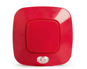 ES2020RE Wall Mount Addressable Visual/Audible Alarm Signaller in Red Casing