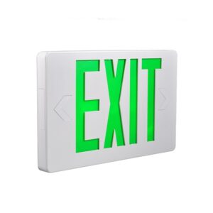 JLEED2GWEM UL Approved LED Exit Sign with Green Letters
