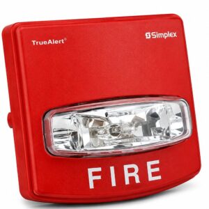 Simplex 4906-9105 WP AV Non-Add Wall MT Conventional Flasher Red