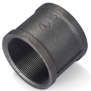 Coupling/Socket Black Malleable Iron Fittings with BSPT Thread, Class 150, FM Approved, UL Listed