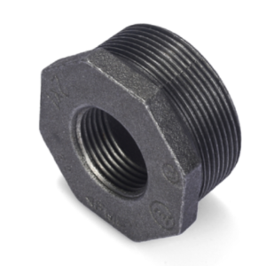 Reducing Bush Black Malleable Iron Fittings with BSPT Thread, Class 150, FM Approved, UL Listed