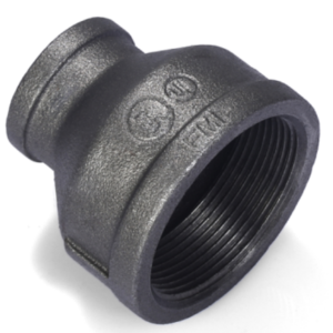 Reducer Coupling/Socket Black Malleable Iron Fittings with BSPT Thread, Class 150, FM Approved, UL Listed