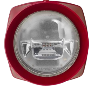 Esser 807224RR IQ8Alarm Plus/FSo Combined Sounder & Visual Alarm Device (Red/Red)